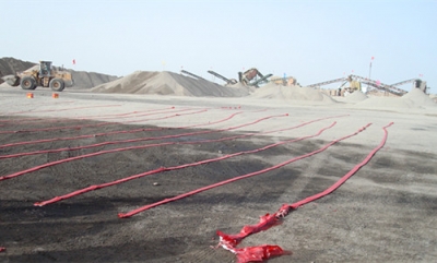 新疆阿拉尔新城建司锦林建材一体式砂石料加工生产线上线