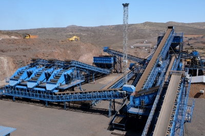 广西有色集团南非锰矿项目新选矿生产线成功试投产