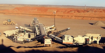美卓移动式破碎筛分系统服务确保蒙古铜金矿快速投产、平稳运行