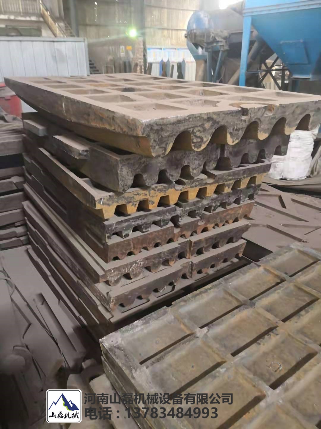 南京PE500x750颚式破碎机高锰钢鄂板