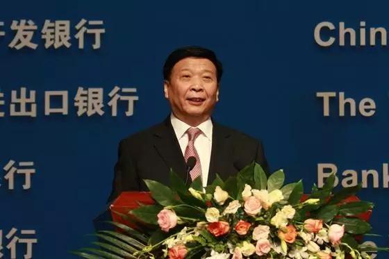 图为国土资源部部长、2017中国国际矿业大会组委会主席姜大明致辞。