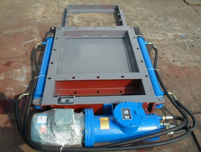 DPZ800x800华维电液动双推杆平板闸门			 