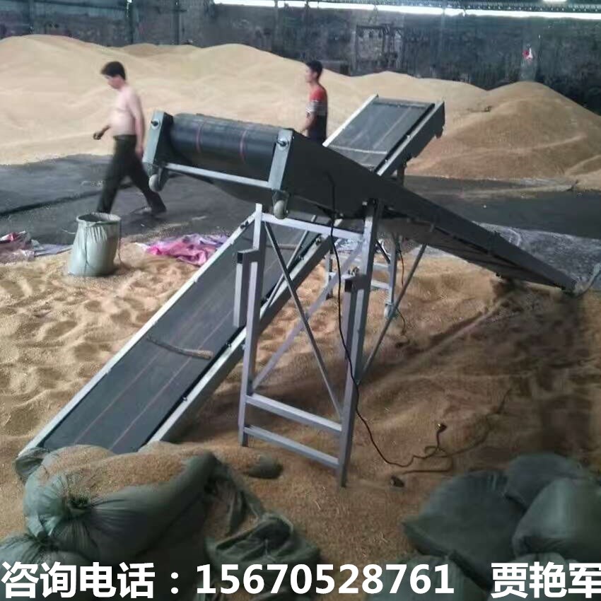 装车机械设备     箱装袋装物品装车皮带输送机