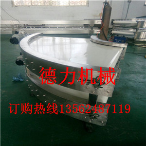双层皮带转弯机90度180度滚筒转弯输送机