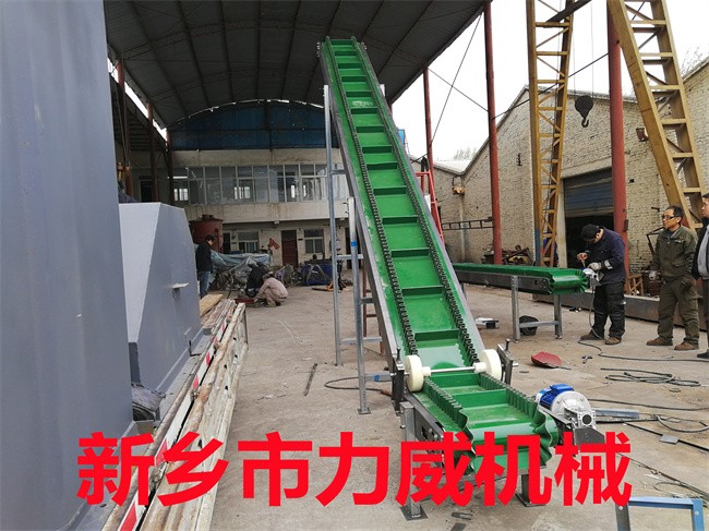 接料提升输送零件的皮带输送机长度能定做