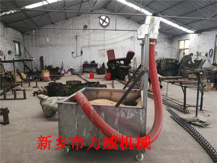 吸粮机软管螺旋输送机能做成接触物料不锈钢