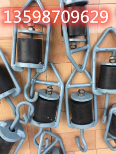 			 电磁振动给料机减震吊挂装置电机喂料机橡胶弾簧减震挂钩			 