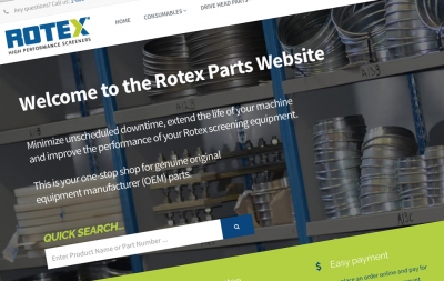 美国Rotex推出第一个在线零件商店