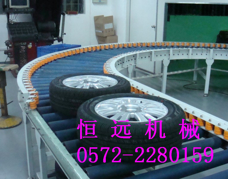 生产包胶型辊筒线，动力弯道线，辊筒线，输送线