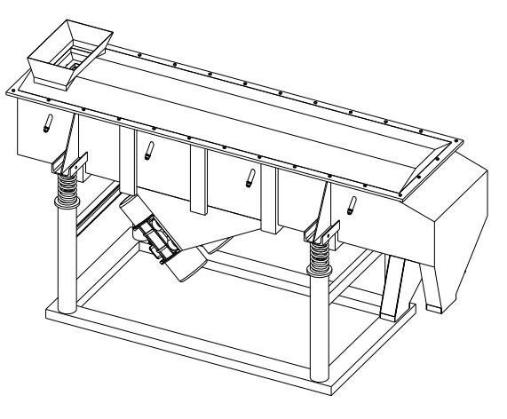直线振动筛装配图图片