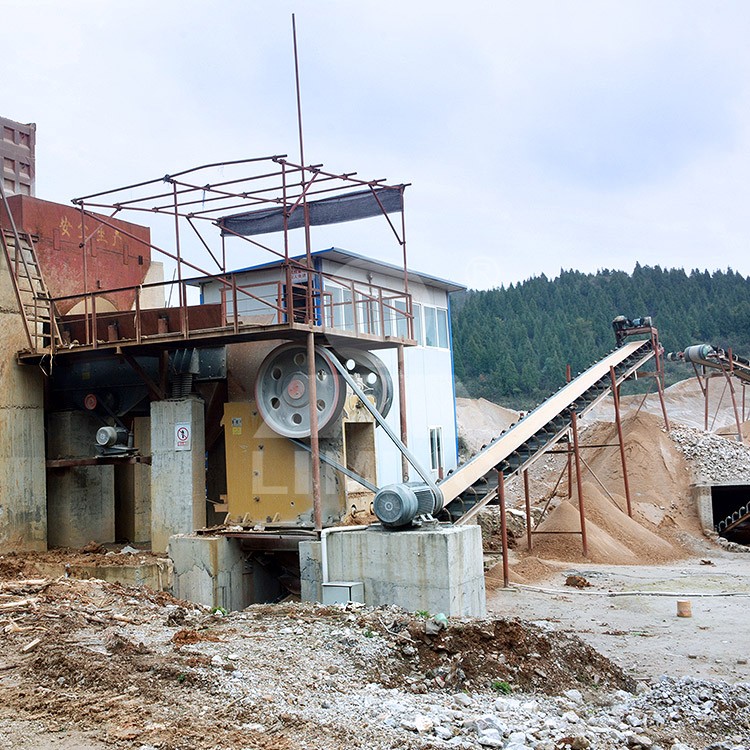 建筑垃圾碎石料重锤破碎破石机 钛砂制砂机械工艺流程, 铸造砂生产线工作原理