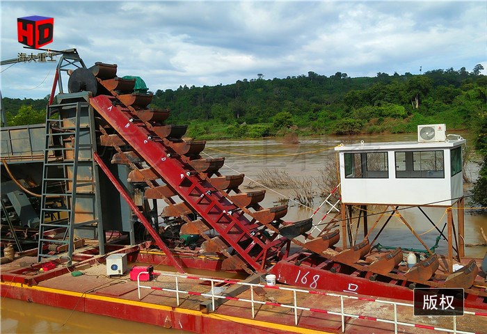 南非淘金船 江河淘金船报价 采沙淘金设备