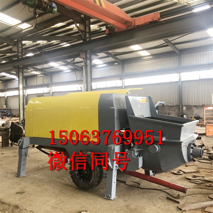 二次构造柱泵卧式泵 大型小型地泵混凝土输送泵