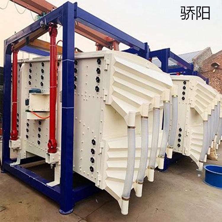 ​10-120目石英砂分级振动筛1836型方形摇摆筛石英粉精细筛分机