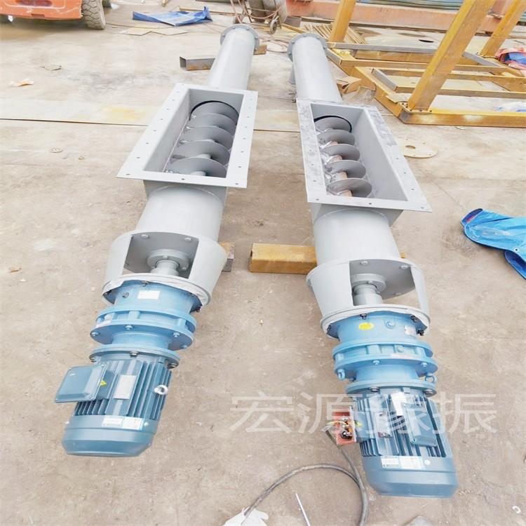 高温炉灰渣管式螺旋输送机化工业碎煤矿用运输设备