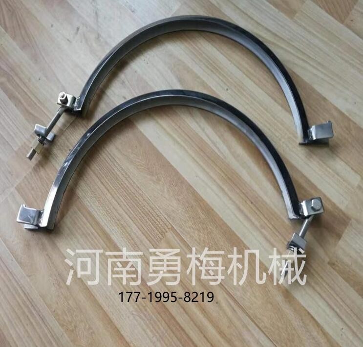 勇梅机械定做各种型号振动筛紧固件束环 卡箍