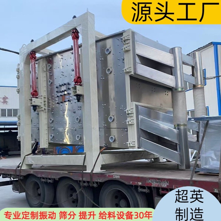 纯碱直线筛 碳素颗粒分级筛 不锈钢摇摆筛 
