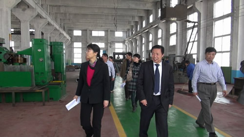 河南省科技厅社会发展科技处领导莅临太行全利重工考察调研