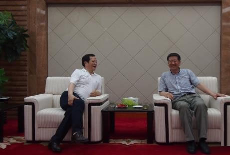 中国砂石协会秘书长韩继先赴河南黎明重工科技股份有限公司调研