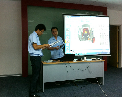 上海山美重型矿山机械有限公司开展新产品知识普及会议
