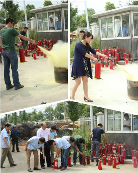 上海山美重型矿山机械有限公司举办“消防演习”全员参与 安全工作