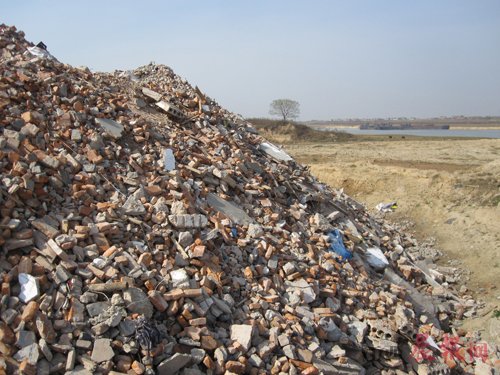南昌大部分建筑垃圾被视为废料掩埋于地下