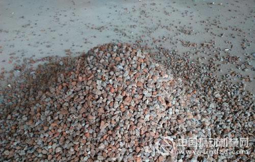南通建筑垃圾资源化处置中心生产出的砂石骨料