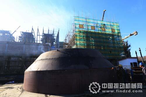 建设中的万隆热力供应有限公司热电联产项目