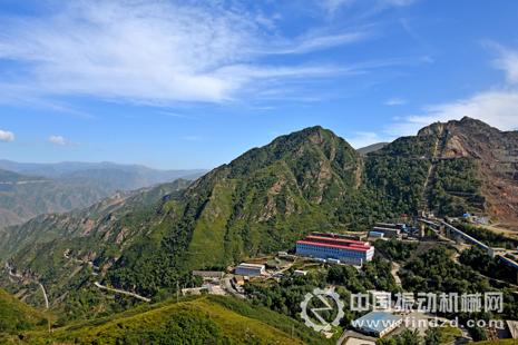 图为太钢峨口铁矿采选工业园区外景