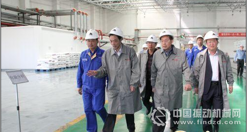 榆林市委书记戴征社(左二)来区调研指导工作