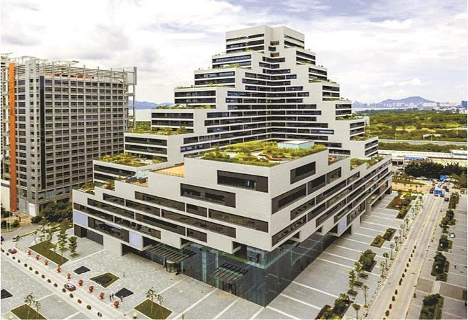 绿色建筑:深业泰然大厦。