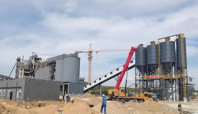 昌江建筑垃圾消纳场项目施工现场。