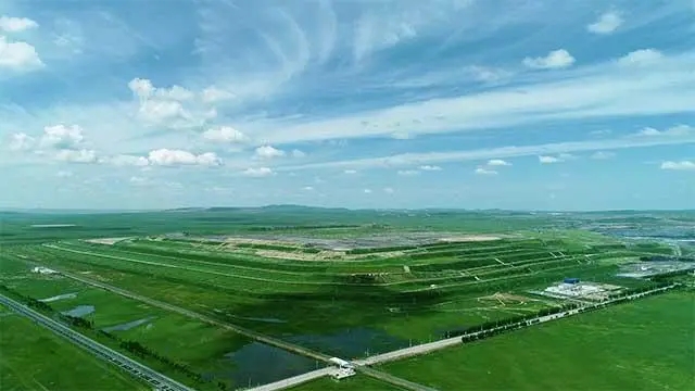 白音华煤田三号矿南排土场